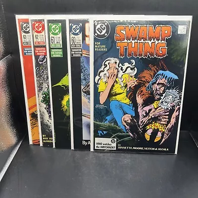 Buy Swamp Thing (Vol 2) 5 Book Lot. Issue #’s 59 60 61 62 & 63  DC Comics (A39)(61) • 13.97£