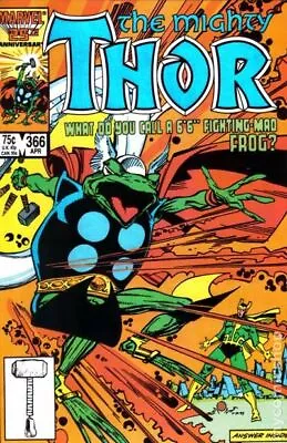 Buy Thor #366 VG+ 4.5 1986 Stock Image Low Grade • 8.54£