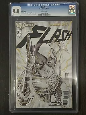 Buy FLASH # 1 / Sketch Cover 1:200  / DC Comics / The New 52 / CGC 9.8 • 543.63£