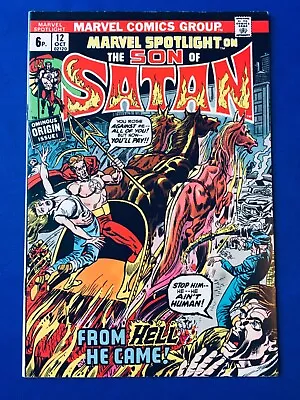 Buy Marvel Spotlight #12 VFN+ (8.5) MARVEL ( Vol 1 1973) 1st App Son Of Satan (2) (C • 68£