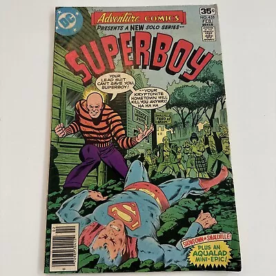Buy ADVENTURE COMICS # 455 | SUPERBOY ! Bronze Age DC Comics 1978 | Bob Rozakis | VG • 1.55£
