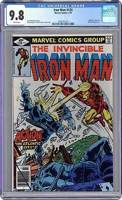 Buy Iron Man #124 CGC 9.8 1979 4444701010 • 132.02£