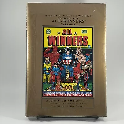 Buy Marvel Masterworks Golden Age All-Winners Vol 1 - Hardcover HC - Free Shipping • 30.28£