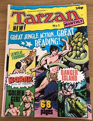 Buy UK Tarzan Monthly No 1 Byblos Productions 1977 Edgar Rice Burroughs Inc • 5£