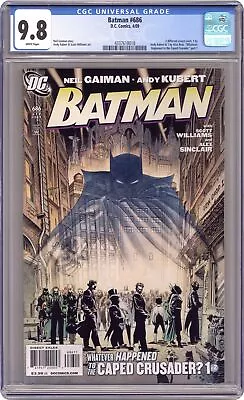 Buy Batman #686A Kubert 1st Printing CGC 9.8 2009 4337618018 • 126.76£