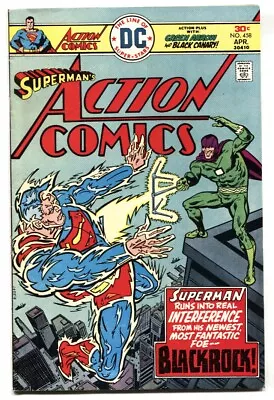 Buy ACTION COMICS #458 1974-SUPERMAN-1st Appearance Of Blackrock • 18.64£