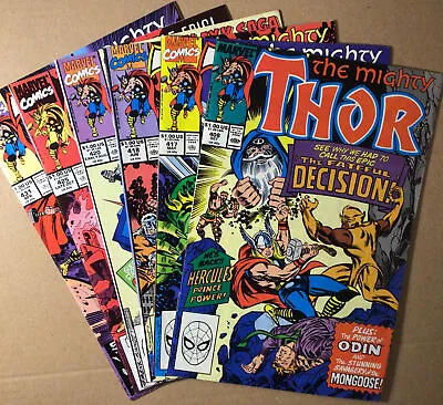 Buy The Mighty Thor #408, #417, #418, #420, #425, #431, Marvel 1991 • 27.18£
