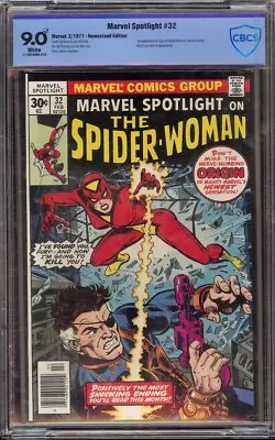 Buy Marvel Spotlight # 32 CBCS 9.0 White (Marvel, 1977) 1st Appearance Spider-Woman • 174.74£