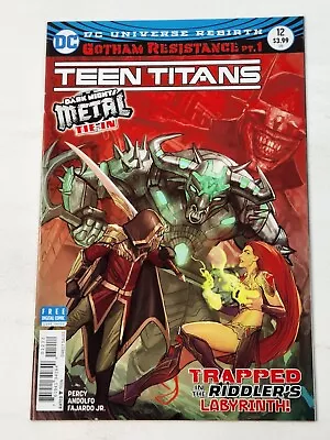Buy Teen Titans 12 2nd Print 1st Appearance Of Batman Who Laughs 2018 Est VF/NM • 38.82£