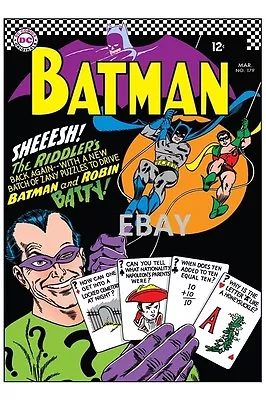 Buy BATMAN 179 COVER PRINT Riddler • 15.83£