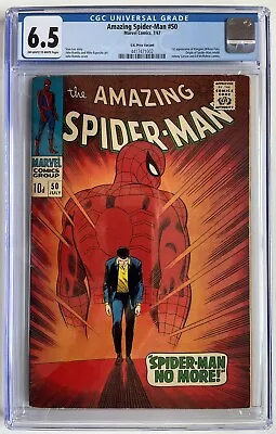 Buy Amazing Spider-Man #50 (1967) CGC 6.5 1st Appearance Of The Kingpin • 1,499.95£