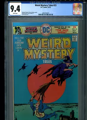 Buy Weird Mystery Tales #23 CGC 9.4 (1975) DC Comics Wally Wood White Pages • 194.15£