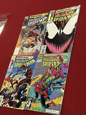 Buy Spectacular Spider-Man Comic Bundle Maximum Carnage Issues 200-203 • 33.39£