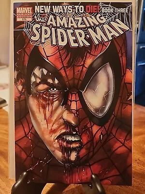 Buy Amazing Spider-Man # 570 Luke Ross Variant Marvel 2008 New Ways To Die • 3.84£