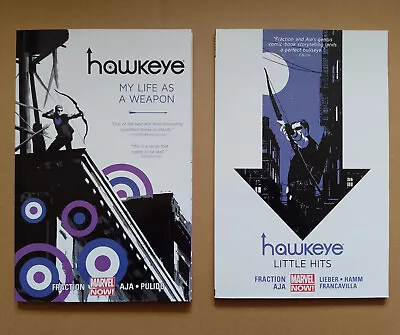 Buy Hawkeye Volumes 1 & 2: My Life As A Weapon & Little Hits TPB Fraction Aja • 10£