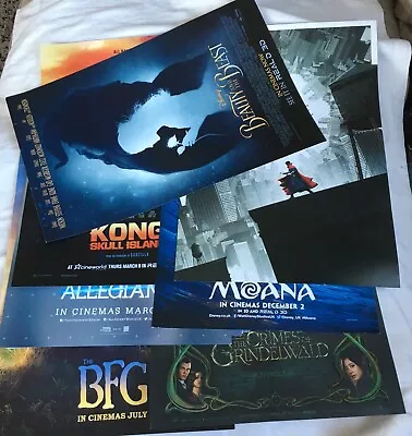 Buy Cineworld Genuine Mixed Posters Bundle- Disney, BFG, Kong, Moana (lot34) • 6.99£