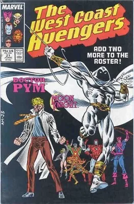 Buy Free P & P; West Coast Avengers #21, June 1987:  Lost In Space-Time!  • 4.99£