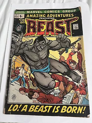 Buy Amazing Adventures #11 - 1972 - First Beast With Fur - • 50£