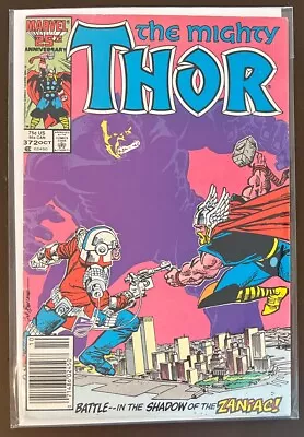 Buy Thor #372 Marvel Comics 1986 First Appearance Time Variance Authority Newsstand • 15.52£