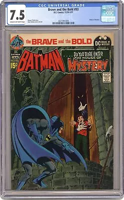 Buy Brave And The Bold #93 CGC 7.5 1971 4021991009 • 256.28£