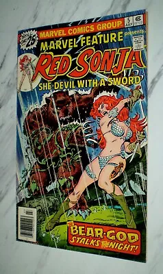 Buy Marvel Feature #5 F/VF 7.0  1976 - Red Sonja *shipping Combined • 7.77£