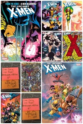 Buy UNCANNY X-MEN #1  *COVER SET* All Variant Covers PRESALE 8/7/24 NM • 33.36£