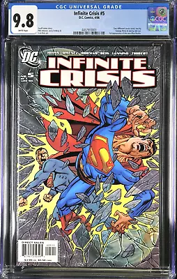 Buy Infinite Crisis #5 CGC 9.8 (2006, George Perez, DC) 💥 1st Jaime Reyes! 💥 • 66£