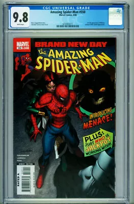 Buy AMAZING SPIDER-MAN #550 CGC 9.8 1st LILY HOLLISTER/MENACE 4254922011 • 108.73£