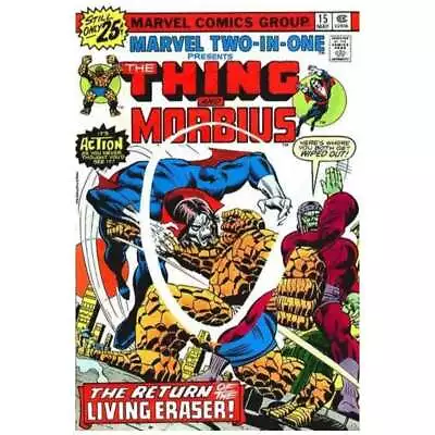 Buy Marvel Two-In-One #15 - 1974 Series Marvel Comics Fine+ (stamp Included) [e  • 6.69£