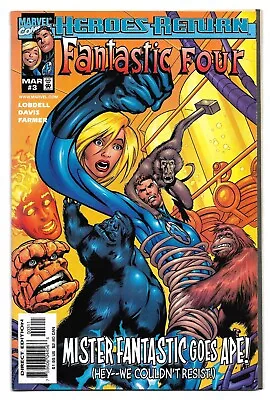 Buy Fantastic Four #3 (Vol 3) : NM :  Happy New Year, Reed Richards... Now Die!  • 1.95£
