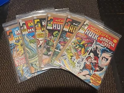 Buy The Mighty World Of Marvel Bundle X6 #250-255 1977 Exceptional Quality • 29.99£