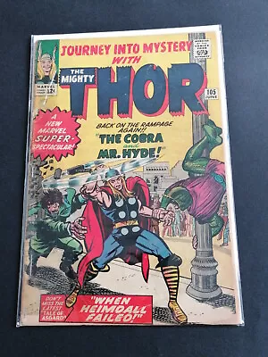 Buy Thor #106 - Marvel Comics - July 1964 - 1st Print - Journey Into Mystery • 33.86£