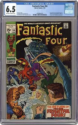 Buy Fantastic Four #94 CGC 6.5 1970 4369943016 • 151.44£