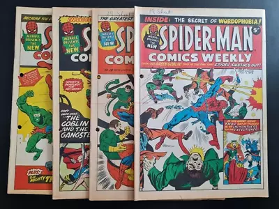 Buy Spider-man Comics Weekly #14 #17 #18 #21 Marvel Uk Weekly 1973 • 1.99£