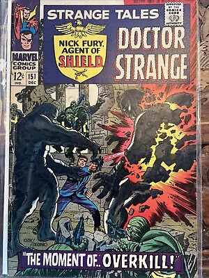 Buy Strange Tales #151 High Grade Kirby & 1st Marvel Work Of Steranko 1966 Silver • 50£