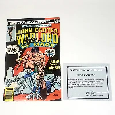 Buy John Carter, Warlord Of Mars #3 (1977) [Marvel Comics] (Signed) • 27.18£
