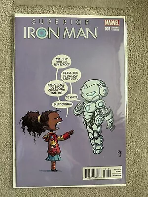 Buy Marvel Comics Superior Iron Man #1 Skottie Young Variant Cover • 8£