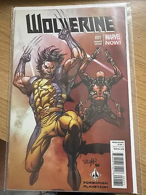 Buy Marvel Wolverine 1 Forbidden Planet Variant Deadpool Cover • 2.49£