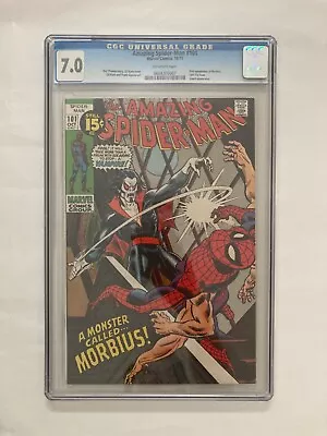 Buy Amazing Spider-Man #101 (1971) CGC 7.0 OW Pages | 1st Morbius App | HIGHER GRADE • 427.13£