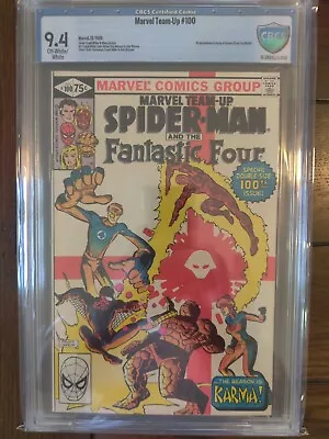 Buy Marvel Team Up #100 CBCS 9.4 1st Karma • 38.89£