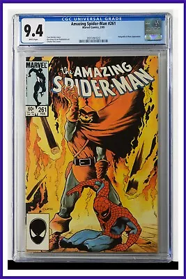 Buy Amazing Spider-Man #261 CGC Graded 9.4 Marvel 1985 White Pages Comic Book. • 88.53£