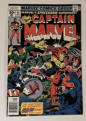 Buy Captain Marvel #50 1977  - 1st Appearance Doctor Minerva • 9.32£