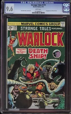 Buy Strange Tales # 179 CGC 9.6 White (Marvel, 1975) 1st Appearance Of Pip The Troll • 229.10£