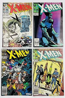 Buy Uncanny X-Men Comic Lot 233 234 235 236 1st Appearance Genosha FN/NM 1988 HIGH • 15.52£