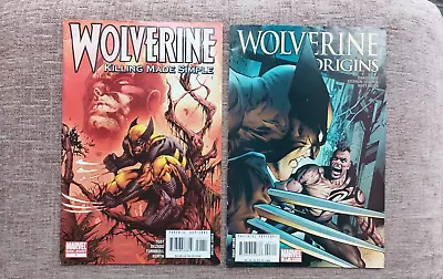 Buy Wolverine Kiling Made Simple No.1 Comic And Wolverine Origins No.27 • 10£