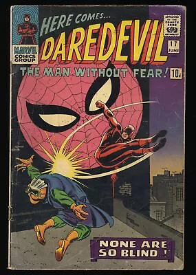 Buy Daredevil #17 VG- 3.5 UK Price Variant Spider-Man Appearance John Romita Art! • 25.63£