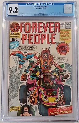 Buy Forever People #1 | CGC 9.2 |  1st Full Appearance Of Darkseid! | NM- | DC 1971 • 446.55£