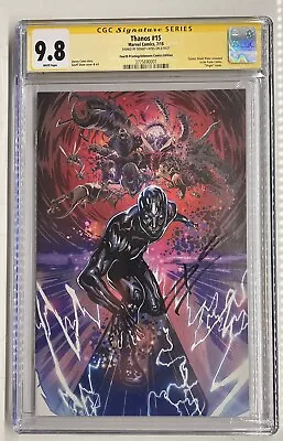 Buy Thanos #15 CGC SS 9.8 Signed By Donny Cates Marvel Comics Virgin Cover • 139.78£