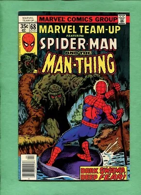 Buy Marvel Team-Up #68 Spider-Man Man-Thing 1st App. D'Spayre April 1978 Comic • 9.34£