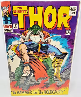 Buy THOR (THE MIGHTY) #127 1966 Marvel 7.0 1ST APP MIDGARD SERPENT & HIPPOLYTA • 62.12£